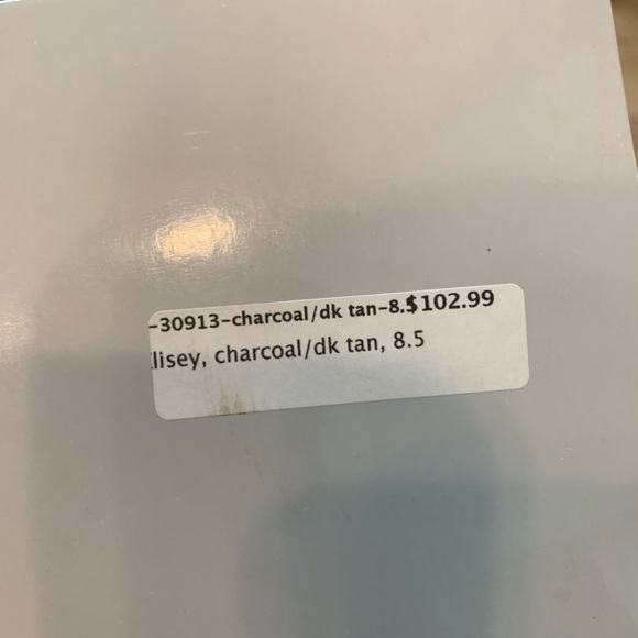 Jessica Simpson charcoal & tan heel - Picture 8 of 8